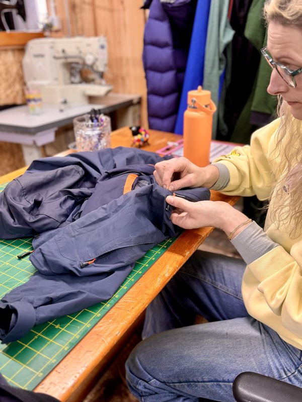 Softshell jacket repair
