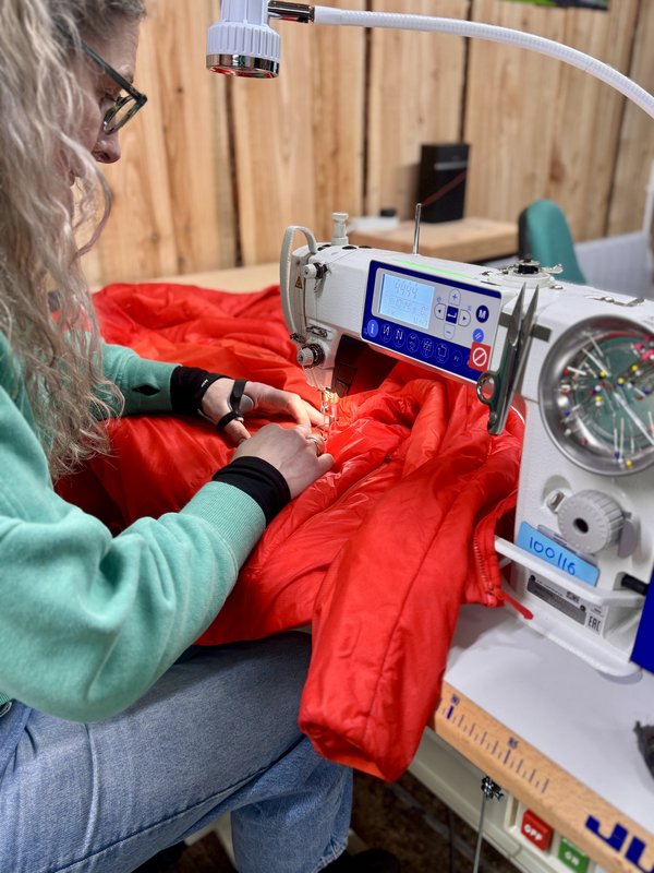 Puffer jacket repair